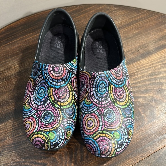 Crocs Clog Women’s Size 8 Neria Pro II Clog Work Slip On SR Shoes Nursing - Picture 2 of 8